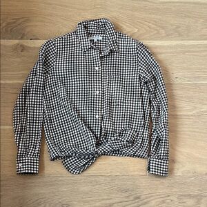 Madewell Black and White Gingham Men's Shirt